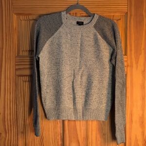 J. Crew Two-Tone Gray Crewneck Sweater